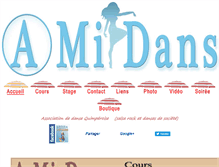 Tablet Screenshot of amidanse.com